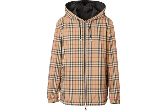 Burberry Reversible Vintage Check Jacket Black