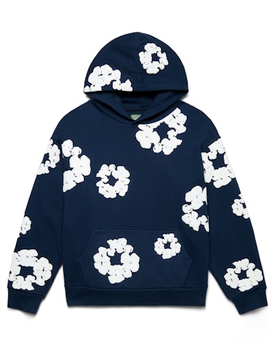 Denim Tears Cotton Wreath Sweatshirt Navy