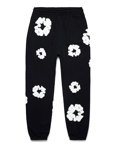 Denim Tears The Cotton Wreath Sweatpants Black