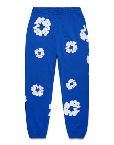 Denim Tears The Cotton Wreath Sweatpants Royal Blue